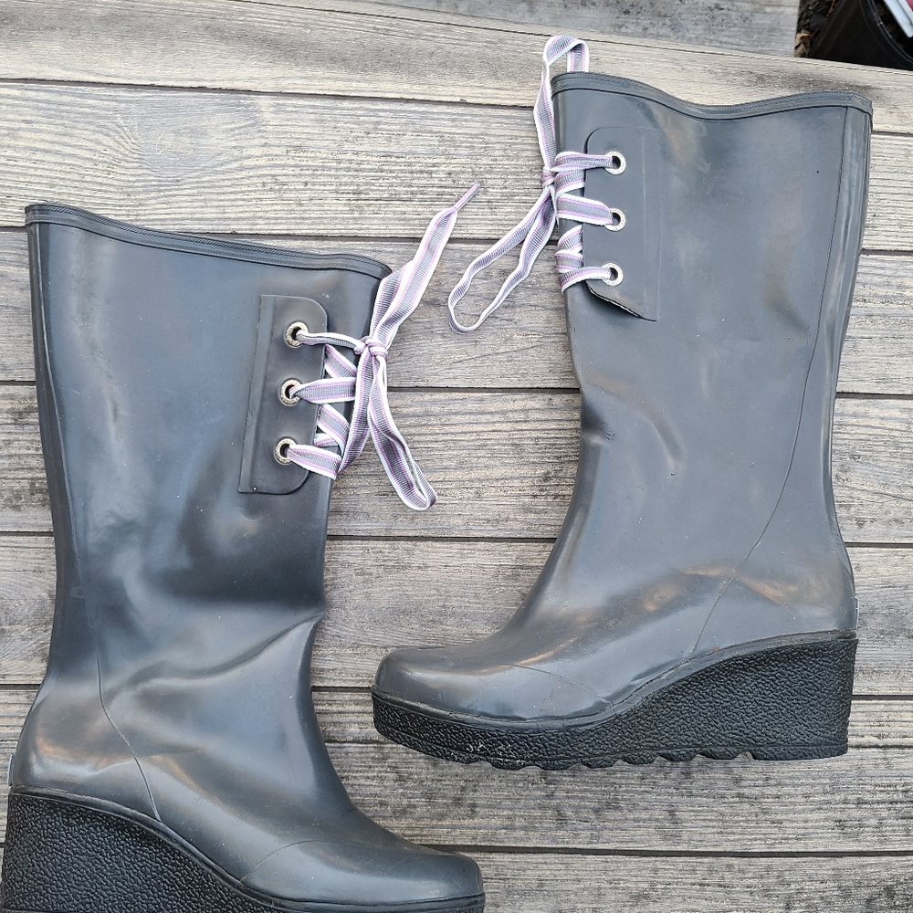 Sperry Knee High Rain Boots - Picture 3 of 10